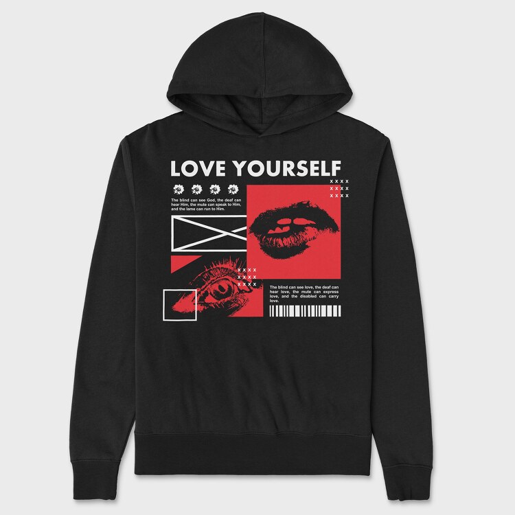Love Yourself 2, Unisex Men's Hoodie