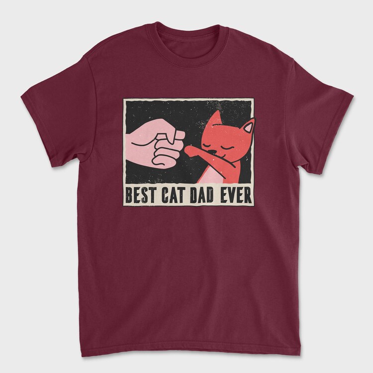 Cat Dad, Unisex Men's T-Shirt