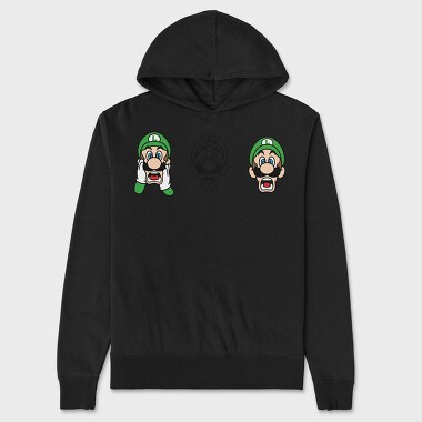 Luigi Scream 1 2, Unisex Men's Hoodie