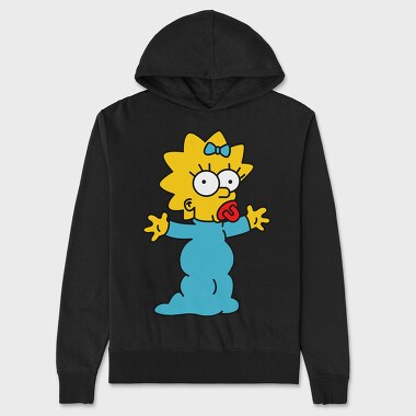 Maggie Simpson 1, Unisex Men's Hoodie