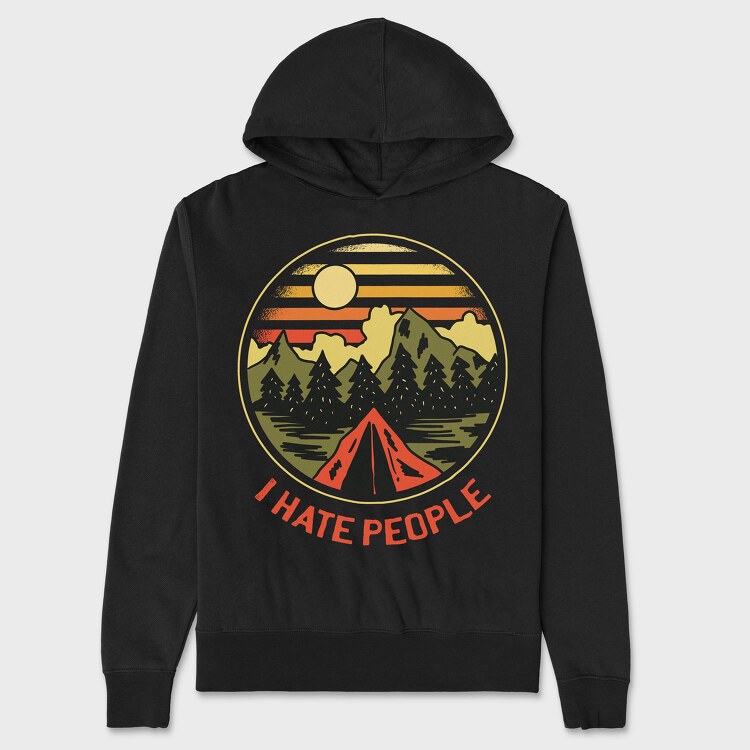 Camping Retro, Унисекс Мъжко Суичър