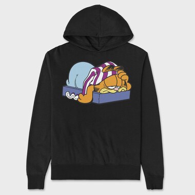 Cartoon Retro Garfield 1, Unisex Men's Hoodie