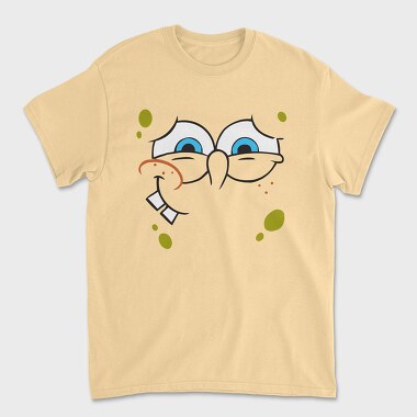 SpongeBob face 4, Unisex Men's T-Shirt