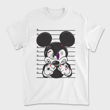 Prisoner Mickey Mouse, Unisex Men's T-Shirt