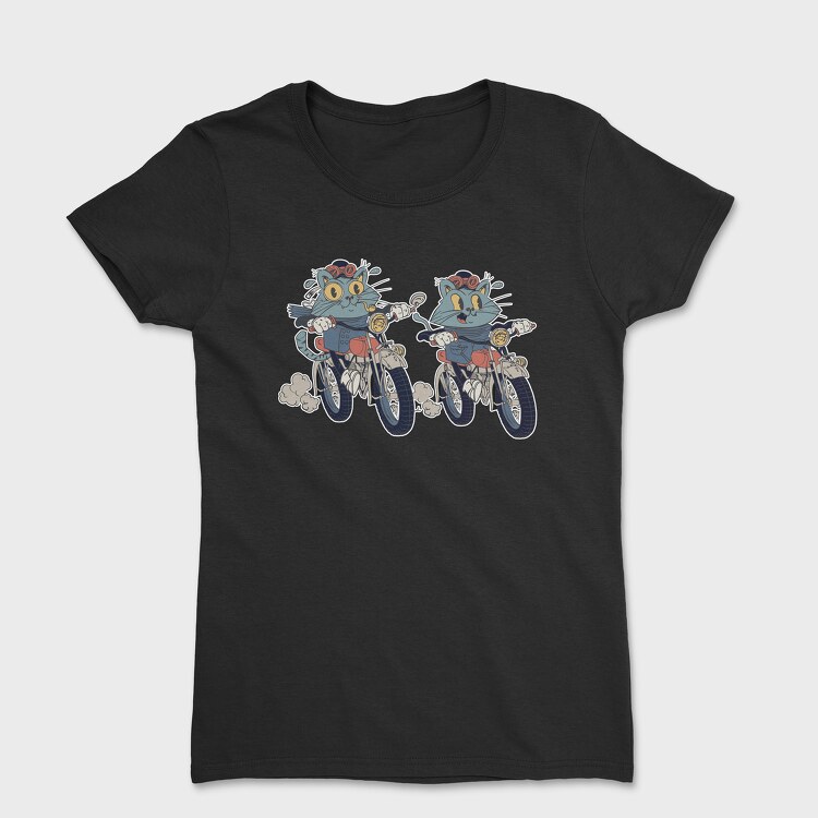 Bike Cat, Women's T-Shirt