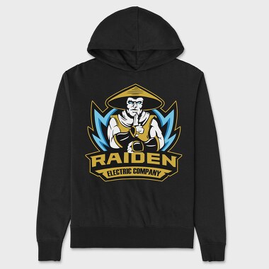 Raiden Mortal Kombat, Unisex Men's Hoodie
