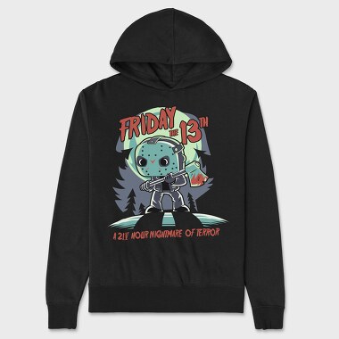 Friday the 13 Th, Unisex Men's Hoodie