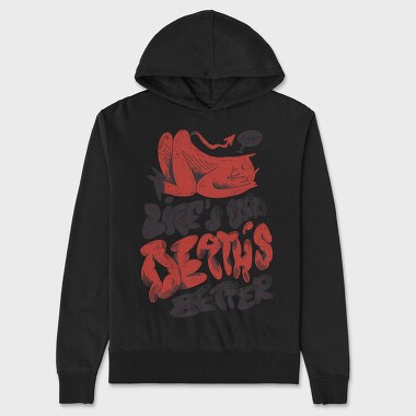 Funny Afterlife 06, Unisex Men's Hoodie