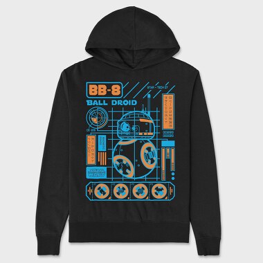 Star Wars 2, Unisex Men's Hoodie