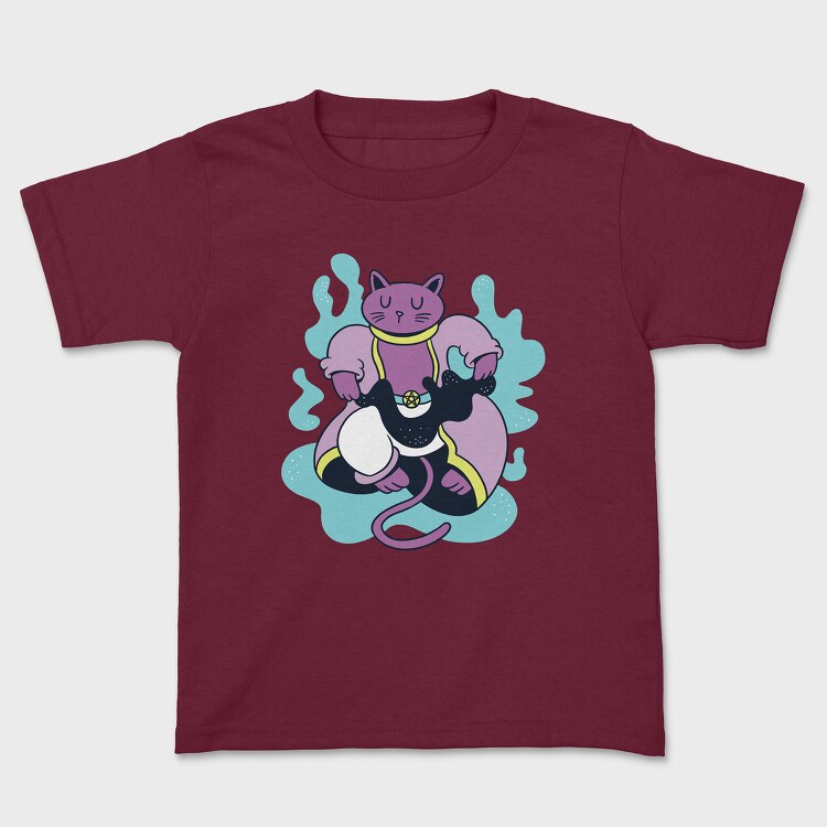 Magician Cat, Kids' T-Shirt