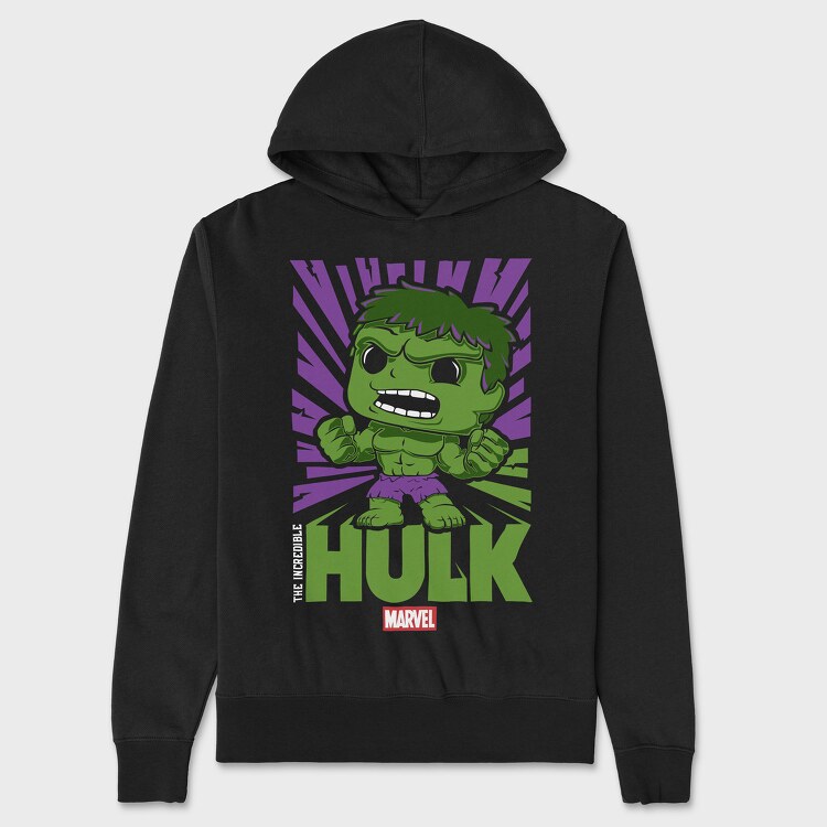 Funko Marvel hulk, Unisex Men's Hoodie