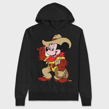 Cartoon Retro Mickey Mouse 4, Unisex Men's Hoodie