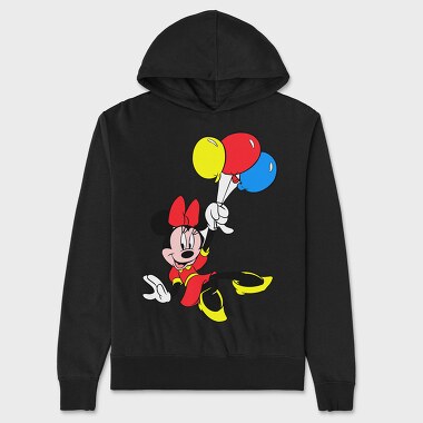 Cartoon Retro Minnie 3, Unisex Men's Hoodie