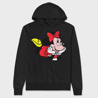 Cartoon Retro Minnie 4, Unisex Men's Hoodie