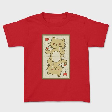 Cat Card, Kids' T-Shirt