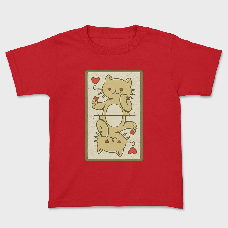 Cat Card, Kids' T-Shirt