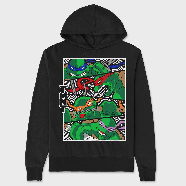 Mutant Teenage Ninja Turtles, Unisex Men's Hoodie