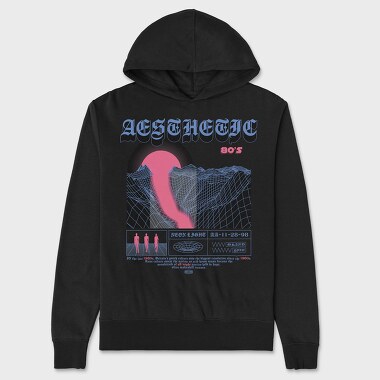 Neon Light 1, Unisex Men's Hoodie