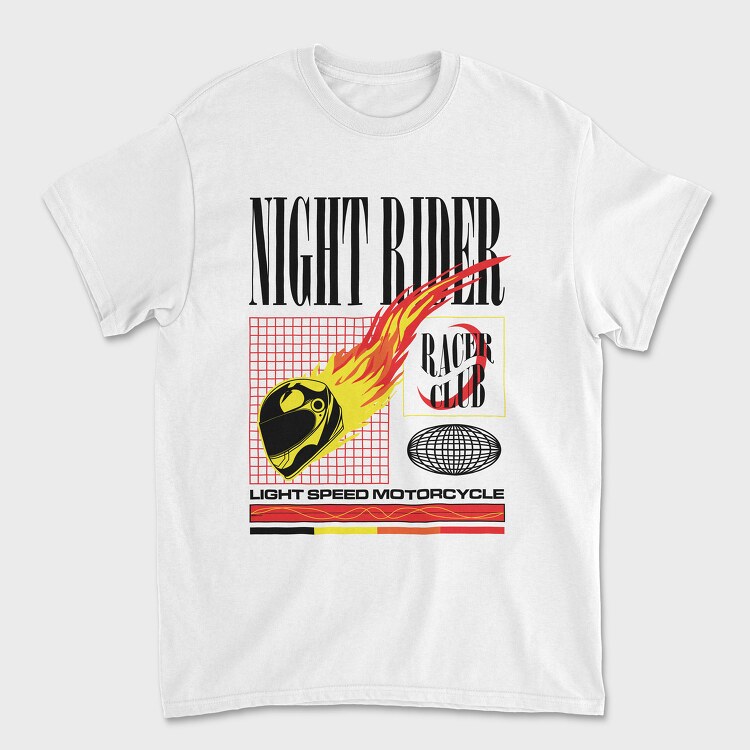 Night Rider 2, Унисекс Мъжка Тениска