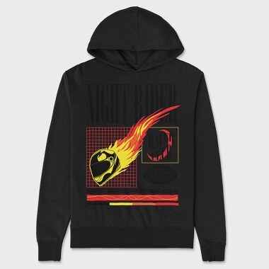 Night Rider 2, Unisex Men's Hoodie