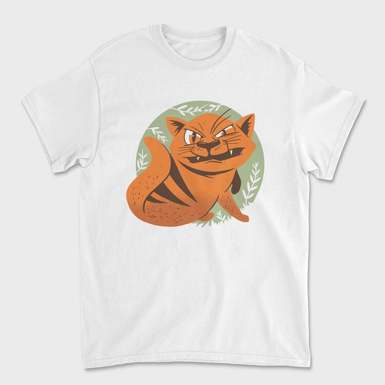 Angry Cat, Унисекс Мъжка Тениска