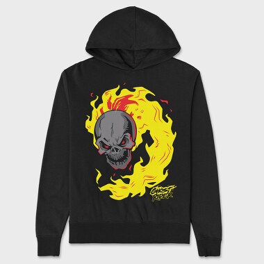 Ghost Rider 9, Unisex Men's Hoodie