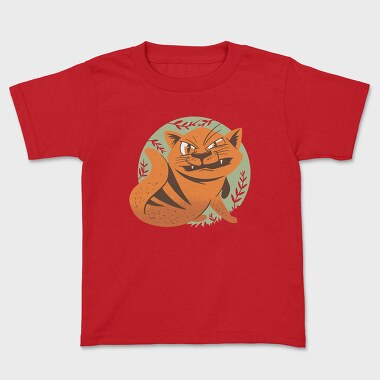 Angry Cat, Kids' T-Shirt