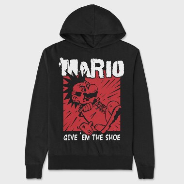 Give Em the Shoe Mario, Унисекс Мъжко Суичър