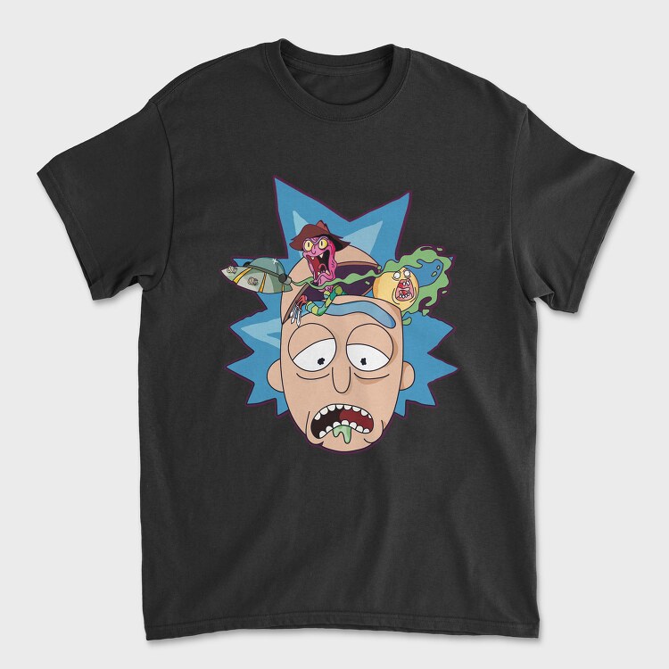 Rick and Morty 7, Унисекс Мъжка Тениска