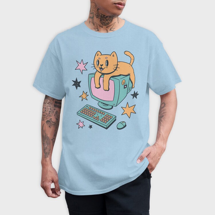 Cartoon Retro Tazmania 4, Unisex Men's T-Shirt