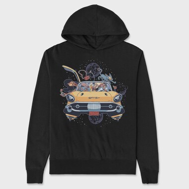 Space Family, Unisex Men's Hoodie