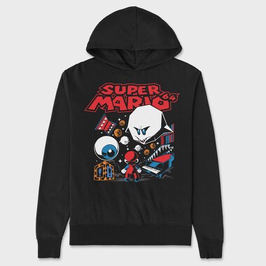 Super Mario 64, Unisex Men's Hoodie