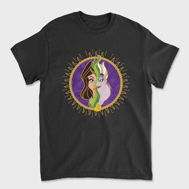 Villanas Disney Ursula B, Unisex Men's T-Shirt