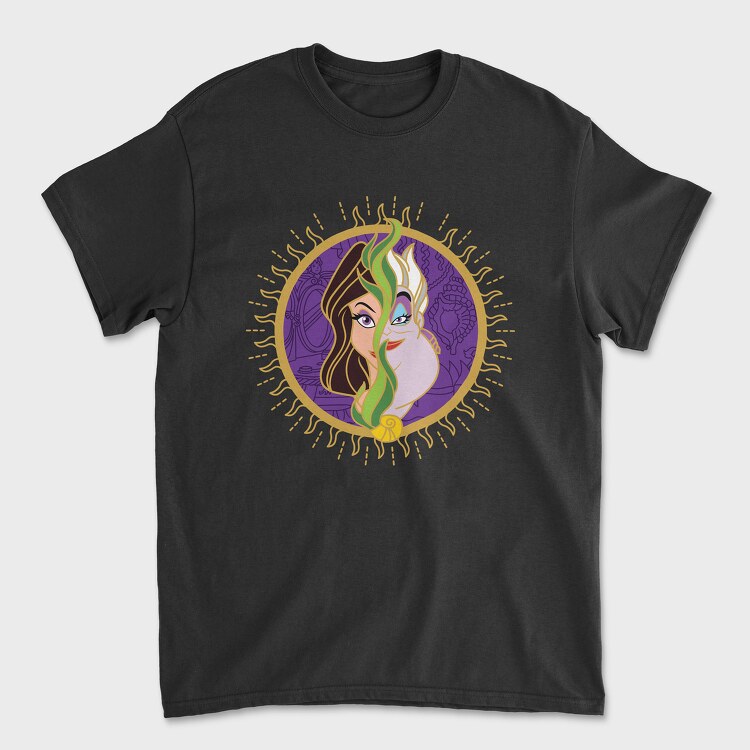 Villanas Disney Ursula B, Унисекс Мъжка Тениска