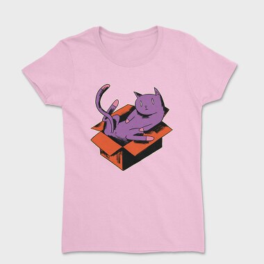 Cat In Box, Women's T-Shirt