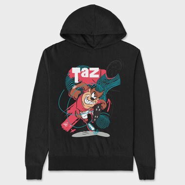 Tasmanian Devil Football, Unisex Men's Hoodie