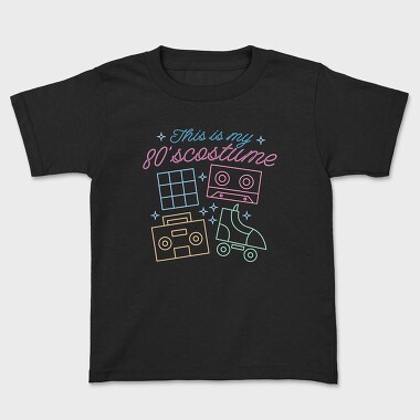 80S Costume, Kids' T-Shirt