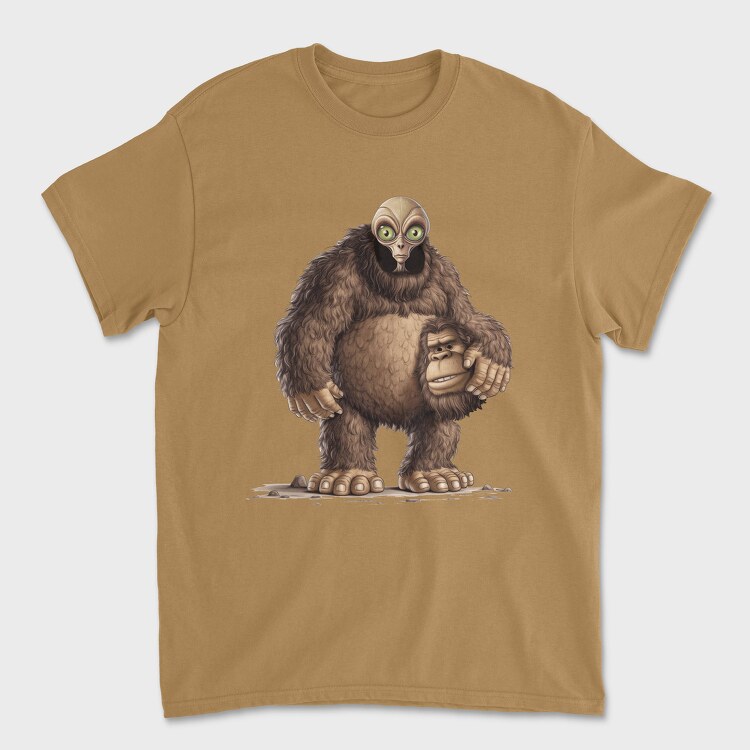 Alien Bigfoot Costume, Unisex Men's T-Shirt