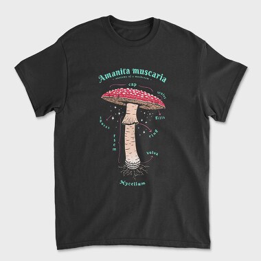 Amanita Muscaria, Unisex Men's T-Shirt