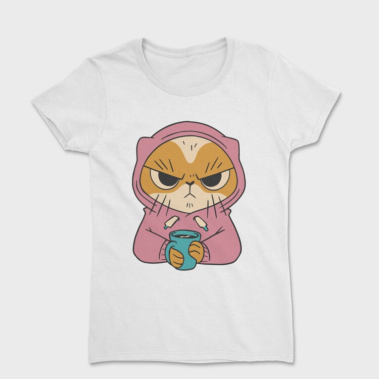 Angry Cat Coffee, Дамска Тениска