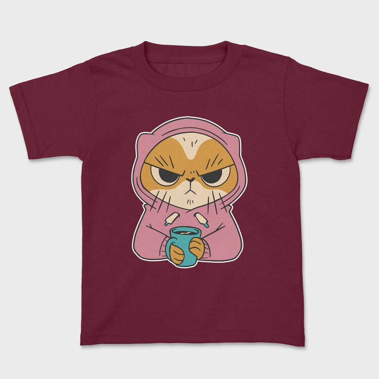 Angry Cat Coffee, Детска Тениска