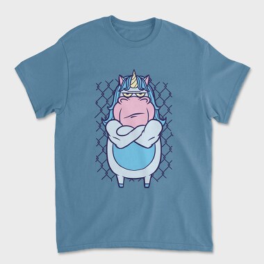 Angry Unicorn, Unisex Men's T-Shirt