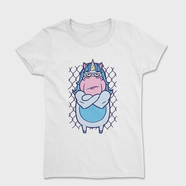 Women's T-Shirt, Angry Unicorn