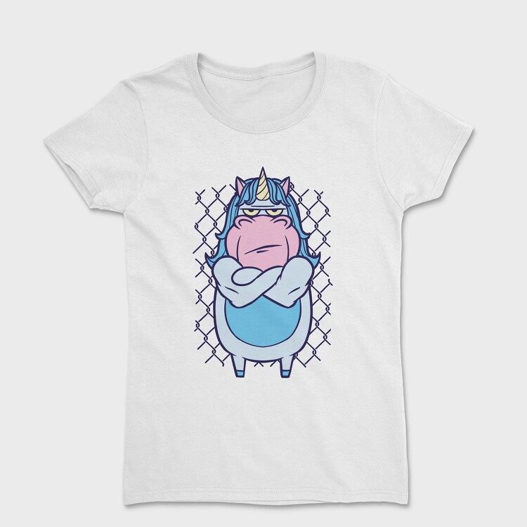 Angry Unicorn, Women's T-Shirt