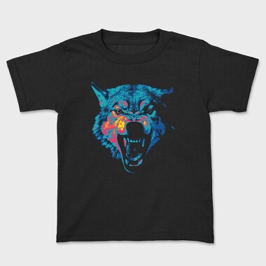 Angry Wolf Neon, Детска Тениска