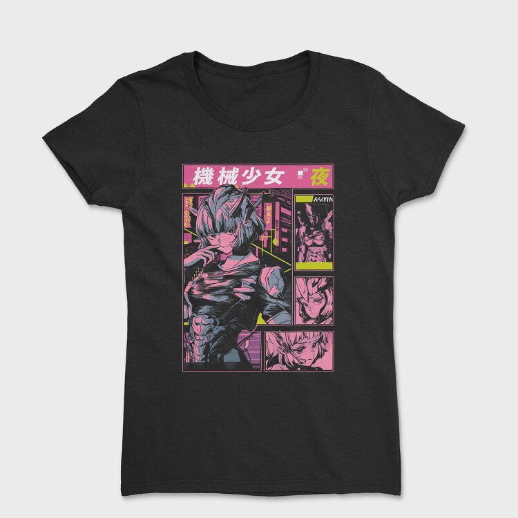 Anime Girl Robot, Women's T-Shirt
