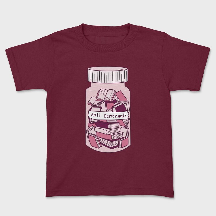 Anti Depressants Books, Детска Тениска