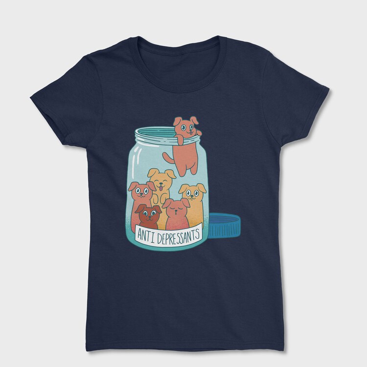Antidepressants Dogs Jar, Women's T-Shirt