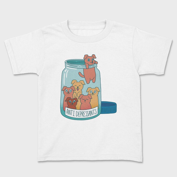 Antidepressants Dogs Jar, Детска Тениска