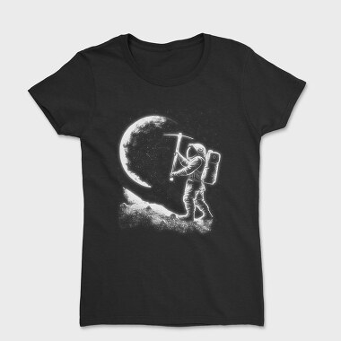 Astronaut Moon Picking, Women's T-Shirt